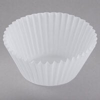White Fluted Baking Cup 2 inch x 1 1/2 inch - 500/Pack