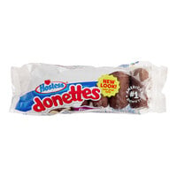 Hostess Donettes Single Serve Chocolate Frosted Mini Donuts 6-Count 3 oz. - 60/Case
