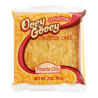 Prairie City Bakery Individually Wrapped Ooey Gooey Butter Cake 2 oz. - 60/Case