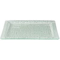 Rosseto Kalderon Foglia 12" Square White Glass Platter - 2/Set