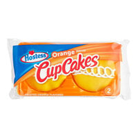 Hostess CupCakes Single Serve Orange Flavored Dessert 2-Count 3.38 oz. - 36/Case