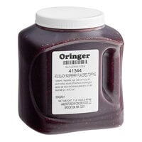 Oringer Seeded Black Raspberry Dessert / Sundae Topping 3/4 Gallon - 3/Case