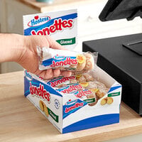 Hostess Donettes Single Serve Glazed Mini Donuts 6-Count 3.7 oz. - 60/Case