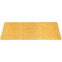 Rosseto Kalderon Foglia 31" x 12" Rectangular Yellow Glass Wide Riser Shelf