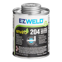 E-Z Weld EZ20403N 16 fl. oz. Clear Medium Body PVC Cement