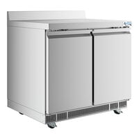 Avantco ZWT-36F-HC 36" Front Breathing Worktop Freezer with 3 1/2" Backsplash