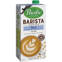 Pacific Foods Barista Series Vanilla Soy Milk 32 fl. oz. - 12/Case