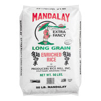 Mandalay White Long Grain Rice 50 lb.