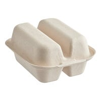 2-Compartment Taco Container Compostable Clamshell Eco-Takeout Box –  EcoQuality Store