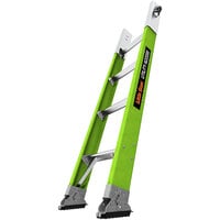Little Giant Type 1AA Green Fiberglass Underground Utility Access Ladder Base Section with Swivel Feet - 375 lb. Capacity