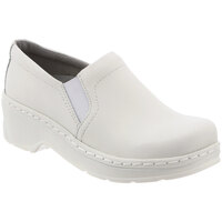 Klogs Naples Women's Size 10 Medium Width White Smooth Soft Toe Non-Slip Clog