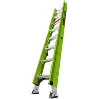 Little Giant HyperLite Type 1AA Green Fiberglass Extension Ladder - 375 lb. Capacity