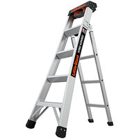 Little Giant King Kombo Professional Type 1A Aluminum 3-in-1 All-Access Combination Ladder with Grip-N-Go Hinge - 300 lb. Capacity