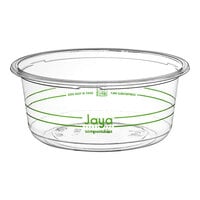 Stalk Market Rectangular Clear PLA Hinged Deli Container 32 oz. - 200/Case