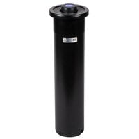 San Jamar C2410CBK EZ-Fit® In-Counter 8 - 46 oz. Cup Dispenser with Black Gasket - 23 1/4 inch Long