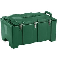 Cambro 100MPC519 Camcarrier® 100 Series Kentucky Green Top Loading 8 inch Deep Insulated Food Pan Carrier