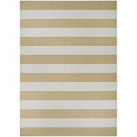 Couristan Afuera Yacht Club Butterscotch / Ivory Area Rug