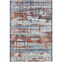 Abani Casa Collection 6' x 9' Multicolor Contemporary Distressed Area Rug