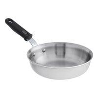 Vollrath Tribute 2 Qt. Tri-Ply Stainless Steel Saucier Pan with Black Silicone Handle 722120