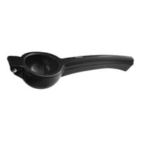 Choice 8" Black Handheld Aluminum Lemon Juicer / Squeezer