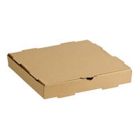 Choice 12" x 12" x 2" Kraft Corrugated Plain Pizza Box Bulk Pack - 50/Bundle