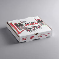 Choice 7 inch x 7 inch x 2 inch White Corrugated Pizza Box Bulk Pack - 50/Bundle