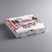 Choice 12 inch x 12 inch x 2 inch White Corrugated Pizza Box Bulk Pack - 50/Bundle