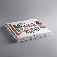 Choice 18 inch x 18 inch x 2 inch White Corrugated Pizza Box Bulk Pack - 50/Bundle