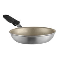 Vollrath Wear-Ever 8" Aluminum Non-Stick Fry Pan with Rivetless Interior, PowerCoat2 Coating, and Black Silicone Handle 562208