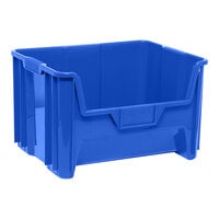 Quantum 15 1/4" x 19 7/8" x 12 7/16" Blue Giant Stacking Container QGH700BL