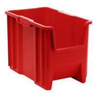 Quantum 17 1/2" x 10 7/8" x 12 1/2" Red Giant Stacking Container QGH600RD