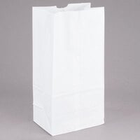 Duro 20 lb. White Paper Bag - 500/Bundle