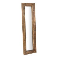 Kalalou 68" x 18 1/2" Long Rectangle Mirror with Repurposed Wood Frame