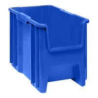 Quantum 17 1/2" x 10 7/8" x 12 1/2" Blue Giant Stacking Container QGH600BL
