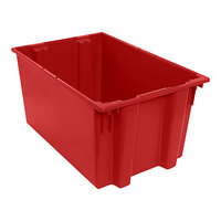 Quantum 29 1/2" x 19 1/2" x 15" Red Stack and Nest Tote SNT300RD