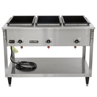 Vollrath 38213 ServeWell SL Electric Three Pan Hot Food Table 120V - Sealed Well