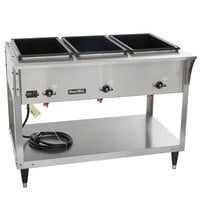 Vollrath 38213 ServeWell SL Electric Three Pan Hot Food Table 120V - Sealed Well