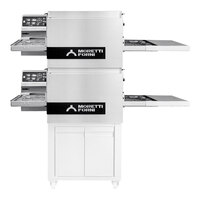 Moretti Forni T64E Electric Ventless Double Stacked Countertop Conveyor Oven - 3 Phase