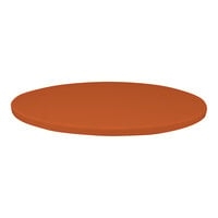 Perfect Tables Indoor Round Microtexture Tangerine Table Top