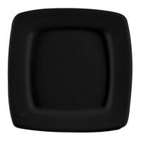 CAC R-S8QBK Clinton Color 8 7/8 inch Black Square in Square Plate - 24/Case