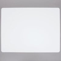 Tablecraft FCB1824W 24" x 18" White Flexible Cutting Board - 6/Pack