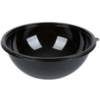 Fineline 5320-BK Super Bowl 320 oz. Black PET Plastic Bowl - 25/Case