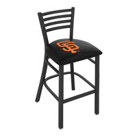 Holland Bar Stool San Francisco Giants Bar Height Stool with Ladder Back and Padded Seat