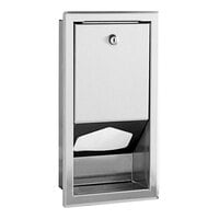Foundations 200-SSLD Recessed Stainless Steel Changing Station / Table Liner Dispenser