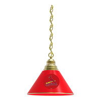Holland Bar Stool St. Louis Cardinals Logo Pendant Light with Brass Finish - 120V