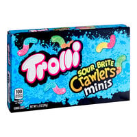 Trolli Mini Sour Brite Crawlers 3.5 oz. Box - 12/Case