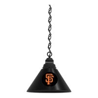 Holland Bar Stool San Francisco Giants Logo Pendant Light with Black Finish - 120V