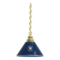 Holland Bar Stool Houston Astros Logo Pendant Light with Brass Finish - 120V