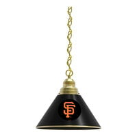 Holland Bar Stool San Francisco Giants Logo Pendant Light with Brass Finish - 120V