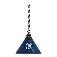 Holland Bar Stool New York Yankees Logo Pendant Light with Black Finish - 120V